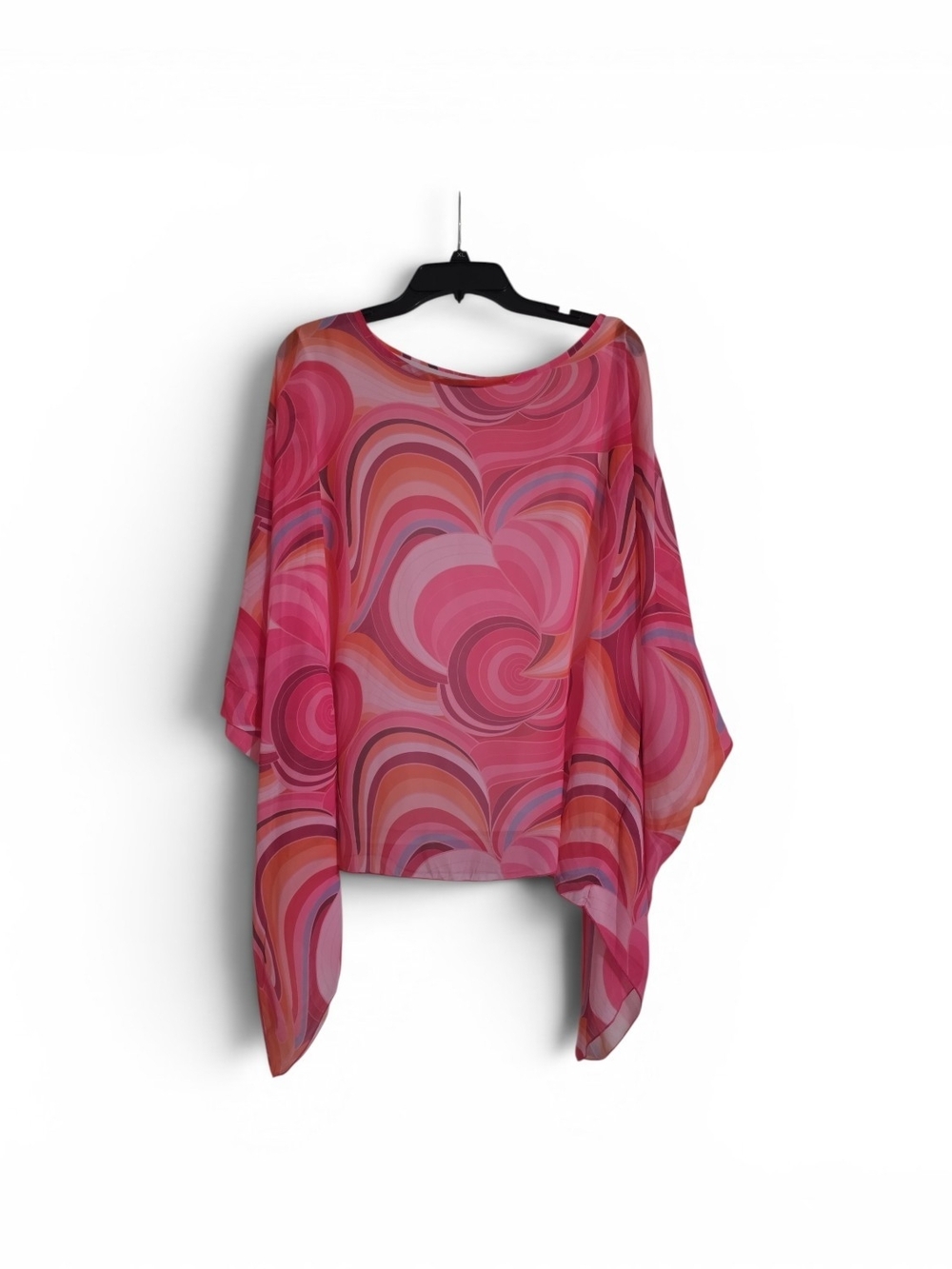 Pink Swirl Print Relaxed Top & Pants Set Women's 2 Piece Loungewear Boho - Picture 6 of 8